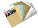 SADIPAL LR Coloured CB A4-10 Asst.Pastel Colour Sheets-21x29.7cm - Al Masam Stationery LLC